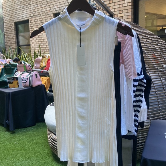 MAISON MERE RIBBED IVORY TOP - Picture 3 of 8